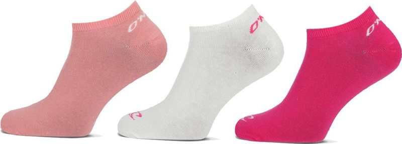 O'Neill - 730003 - Sneakersokken - Roze / Wit - 3-Pack