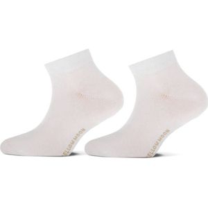 Yellow Moon Katoenen kinder sneakersokken White
