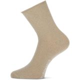 MarcMarcs Blackpool - Glittersokken - 2-pack - Dames - Beige - Viscose