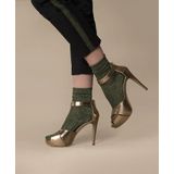 MarcMarcs Blackpool - Glittersokken - 2-pack - Dames - Beige - Viscose