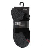 STAPP - Boston All-Season Quarter - Werksokken - Zwart - Coolmax®