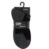STAPP - Boston All-Season Quarter - Werksokken - Zwart - Coolmax®