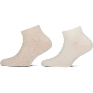 Yellow Moon sneakersokken- set van 2 beige