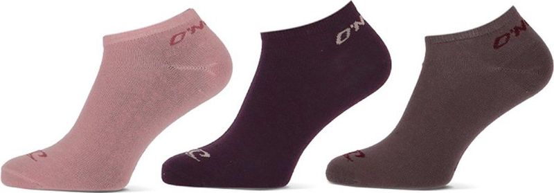 O&#039;Neill 3-pack sneakersokken paars & roze dames