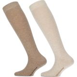 Yellow Moon - Kniekousen - Zwart - 2-pak - Voor Kinderen en Dames