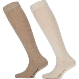 Yellow Moon - Kniekousen - Zwart - 2-pak - Voor Kinderen en Dames