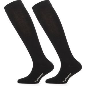 Yellow Moon - Kniekousen - Zwart - 2-pak - Voor Kinderen en Dames