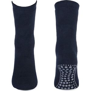 Basset - Huissokken - Grey melange - Katoen met Antislip