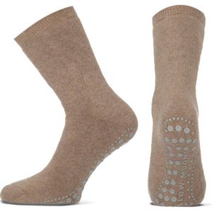 Yellow Moon - Katoenen Kindersokken - Mauve - Met Antislip