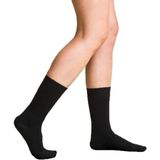 Basset - Hoge Sokken - Zwart - Bamboe Mix - 2 Paar