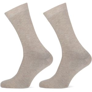 Basset - Hoge Sokken - Zwart - Bamboe Mix - 2 Paar