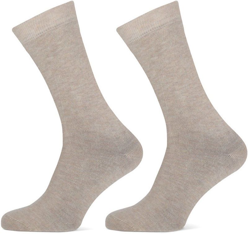 Basset - Hoge Sokken - Zwart - Bamboe Mix - 2 Paar