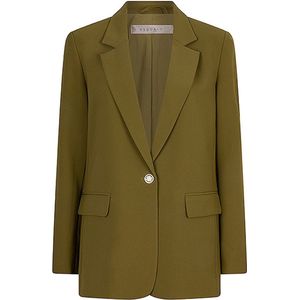 Esqualo - Blazer - Moss Green - 100% Katoen