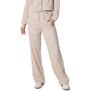 Esqualo Broek Wide Jacquard Beige