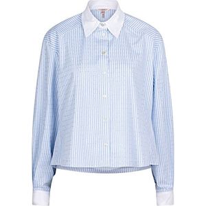 Esqualo Blouse - Blauw-Wit Gestreept