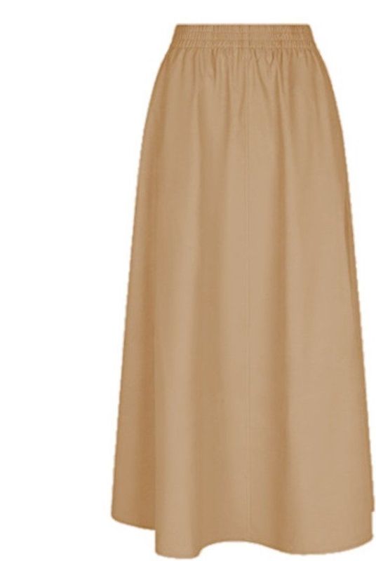 Esqualo Dames rok beige (Maat: 34) - Effen