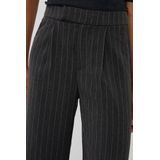 EsQualo - Trousers High Waist - Broek - Dark Grey Melange - Dames