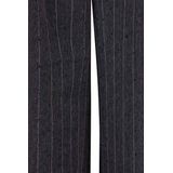 EsQualo - Trousers High Waist - Broek - Dark Grey Melange - Dames