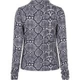 Esqualo - Top - Grijs - Aansluitende Pasvorm - Lange Mouwen