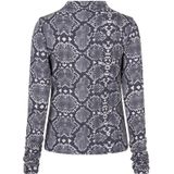 Esqualo - Top - Grijs - Aansluitende Pasvorm - Lange Mouwen