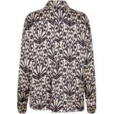 EsQualo - Blouse Oversized City Sign F25 10512 - Print - Dames