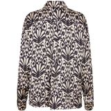 EsQualo - Blouse Oversized City Sign F25 10512 - Print - Dames