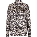 EsQualo - Blouse Oversized City Sign F25 10512 - Print - Dames