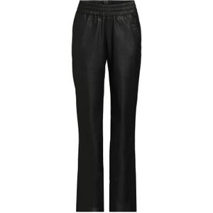 Esqualo - Imitatieleren Broek - Straight Fit - Regular Waist
