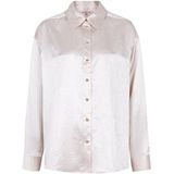 Esqualo - Blouse - Zilver - Regular Fit - Lange Mouwen