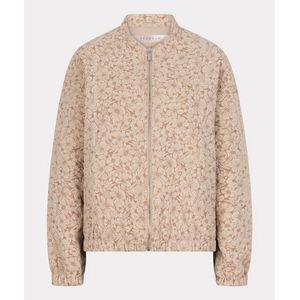 Esqualo - F25.19510 - Jacket - Sand - Bomber met Bloemenprint