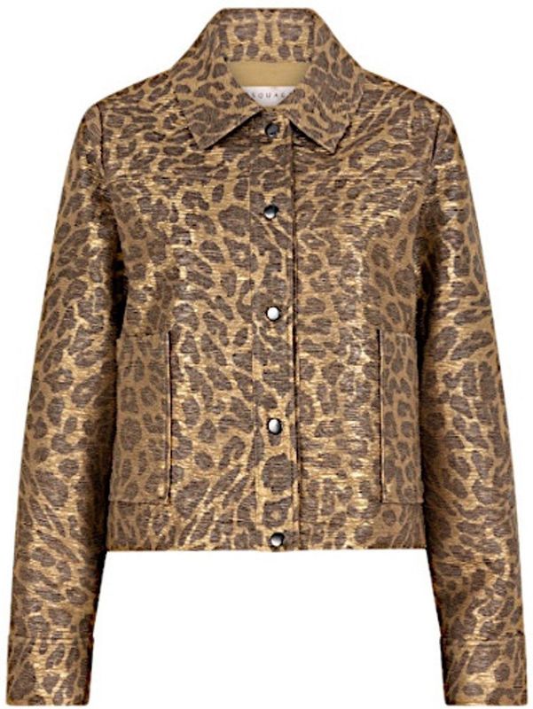 Esqualo - Leren Jas - Bruin - Dames