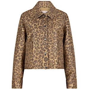 Esqualo - Leren Jas - Bruin - Dames