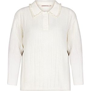 Esqualo Trui ecru (Maat: XS) - Effen - Halslijn: Polokraag,