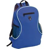 Voordelige rugzak - Blauw - 30 x 40 x 18 cm - 21,5 liter - Backpack met flessenhouders - School accessoire/benodigdheden