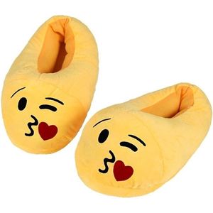 Kinderen kus smiley pantoffels - sloffen - kinderen