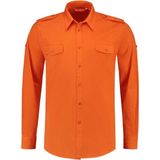 Lemon and Soda - Overhemd - Oranje - Katoen - Lange Mouwen