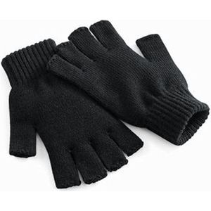 Regatta Vingerloze gebreide Handschoen - S/M - Zwart