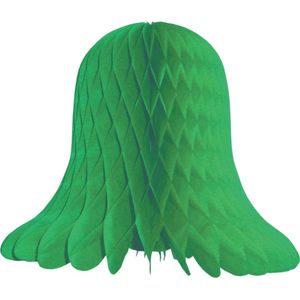 Decoratie kerst klokken groen 30 cm