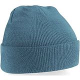 Basic winter muts airforce blauw - 100% acryl - wintermuts