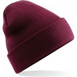 Beechfield Basic Winter Muts - bordeaux rood