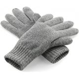 Classic thinsulate handschoenen grijs S/M