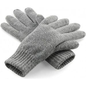 Classic thinsulate handschoenen grijs S/M