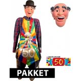 Opblaasbare Abraham Pop en Masker
