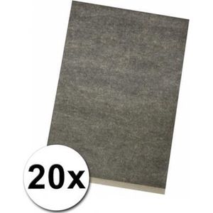 Rayher hobby Carbonpapier / Transferpapier / Overtrekpapier - setje van 20x vellen - Hobby tekenen - kinderen en volwassenen