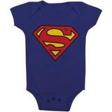 Superman - Rompertje - Blauw - Katoen