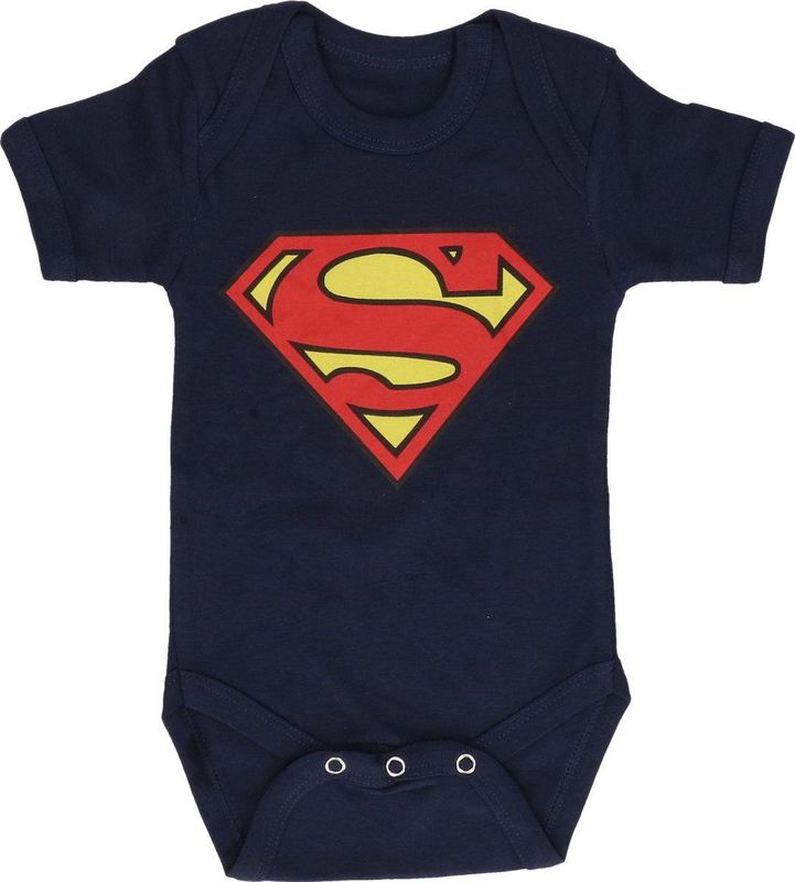 Superman - Rompertje - Blauw - Katoen