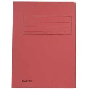 Dossiermap 24 x 35 cm rood