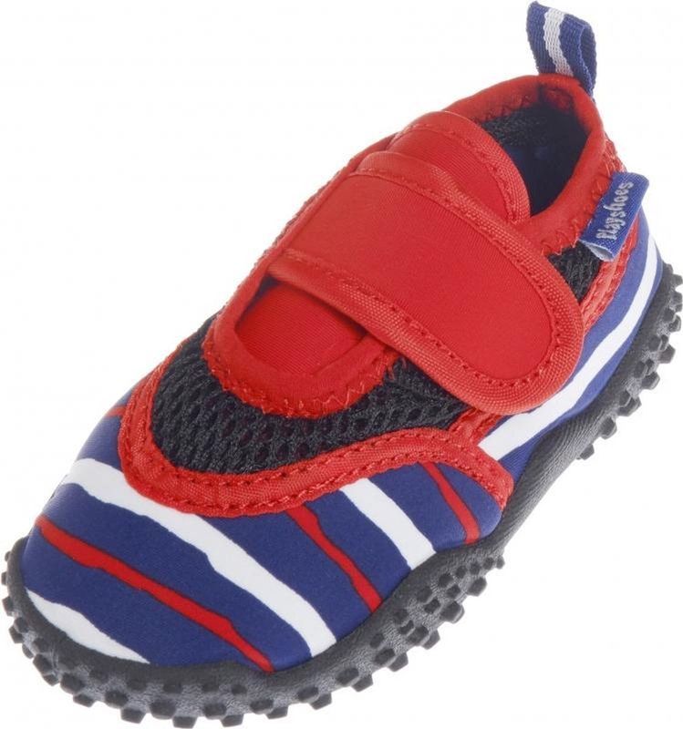 UV waterschoenen blauw/rood gestreept voor kinderen