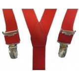 Rode bretels voor meisjes
