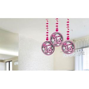 Roze sweet 16 rotorspiralen